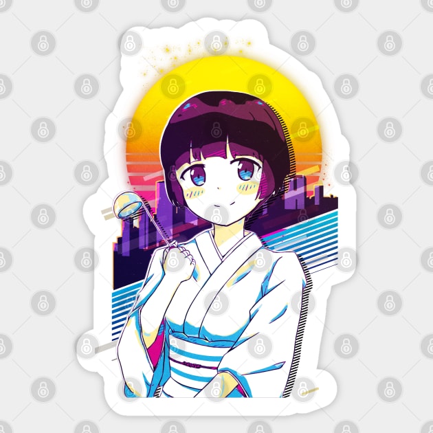 Senju Muramasa - Eromanga Sensei Sticker by 80sRetro